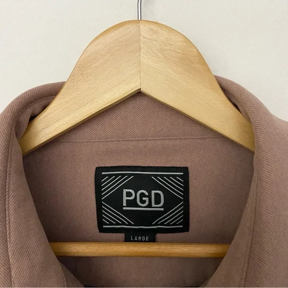 Pink Soft Collared Shacket - Picture 3 of 5